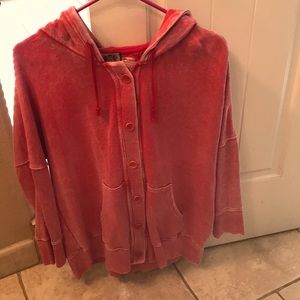 Juicy couture button up hoodie. Size XL